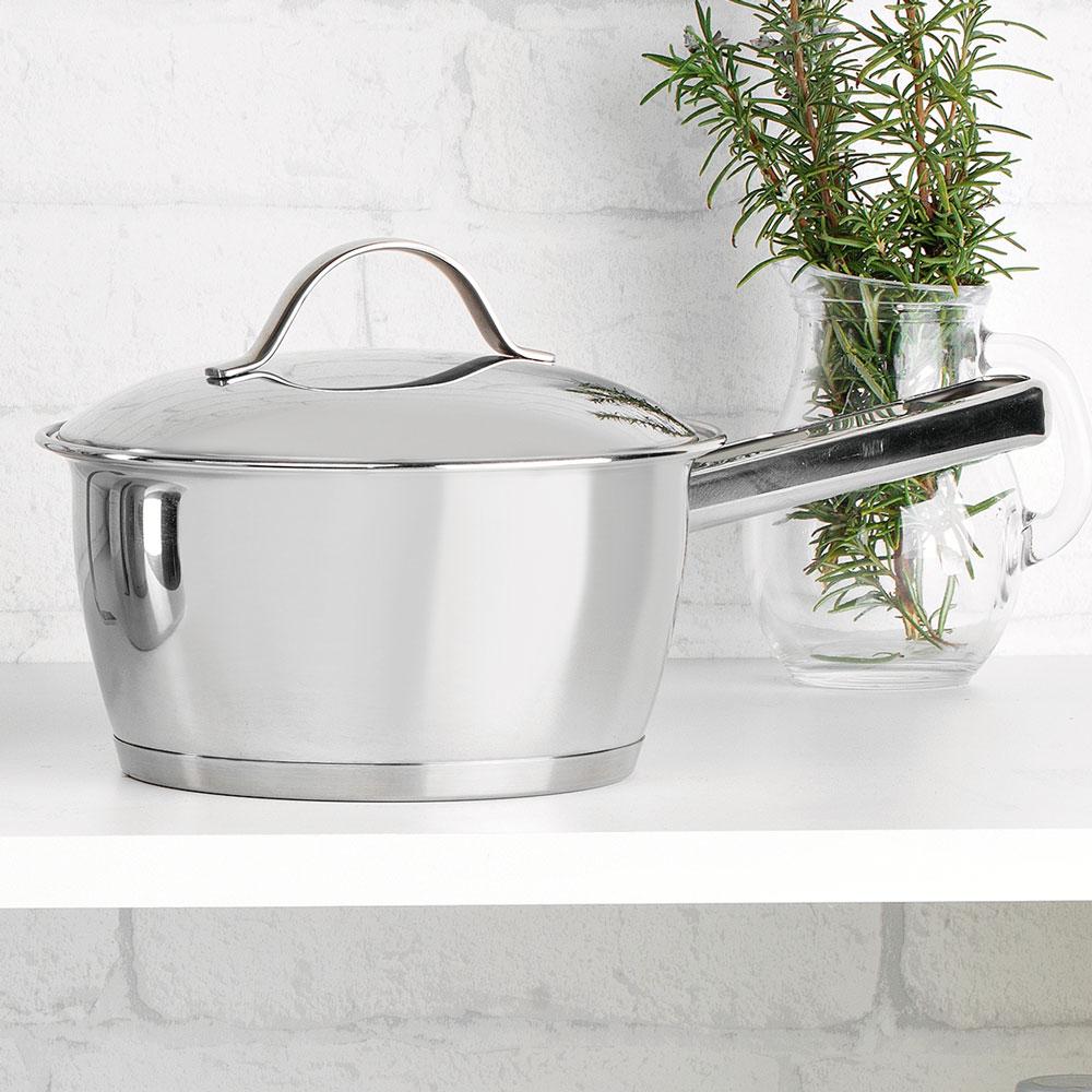 Panela Allegra Aço Inox Fundo Triplo 18 cm PITA10 2,2L - Tramontina 62651181