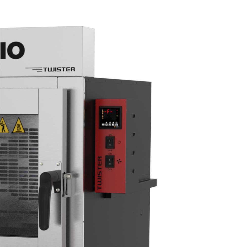 Forno Turbo Elétrico Industrial 5 Esteiras Twister Externo Pintado FVT5EM 220V - Venâncio 57380