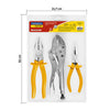 Kit Ferramentas Master Alicate Pressão 10"", Alicate Univ. 8"", Alicate Bico 6"" - Tramontina 43409110