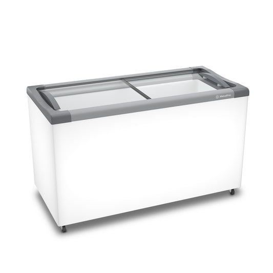 Freezer Horizontal Congelados Tampa Vidro 318/399L NF40 Metalfrio