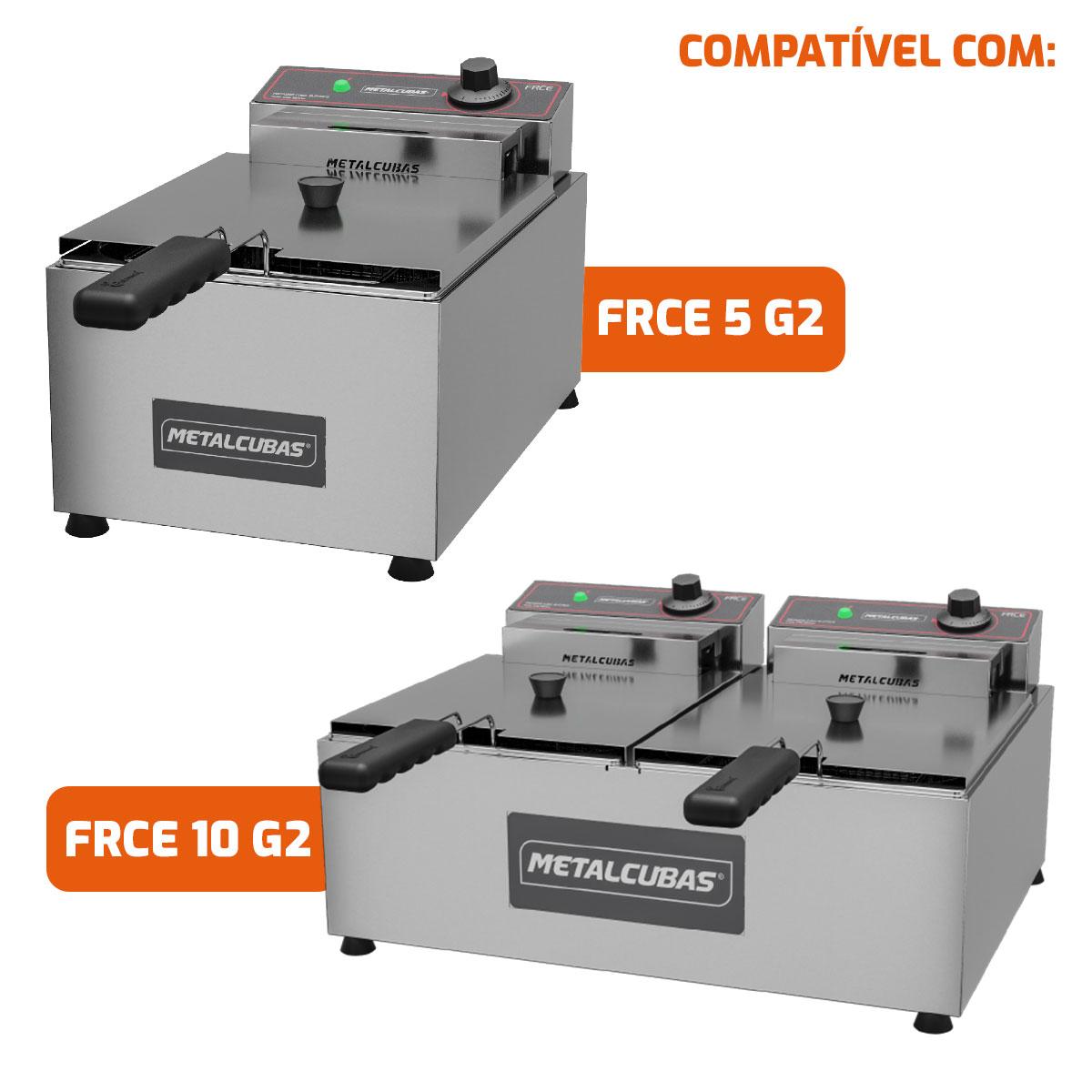 Cesto Para Fritadores FRCE 5 e FRCE 10 MTC3214 - Metalcubas