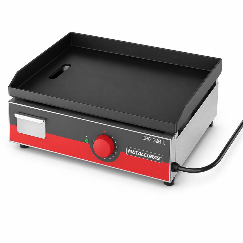 Chapa Lanche Bifeteira Elétrica 60 cm Profissional Light CBE600 l 220v - Metalcubas 23432
