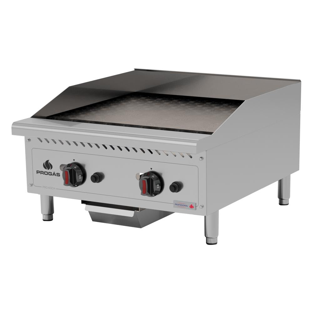 Chapa Lanche Bifeteira a Gás Profissional Para Lanchonetes Inox 60cm PRO-60CH - Progás P44603