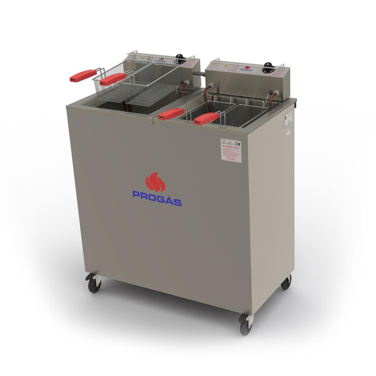 Fritador Elétrico Pr-200e Água Óleo Tanque 18 Lts Individual Progás
