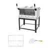 Forno Gás Industrial Infra Refratária Roma Inox 90 Firiv90 + 1 Grade Extra + pá Pizza - Venâncio