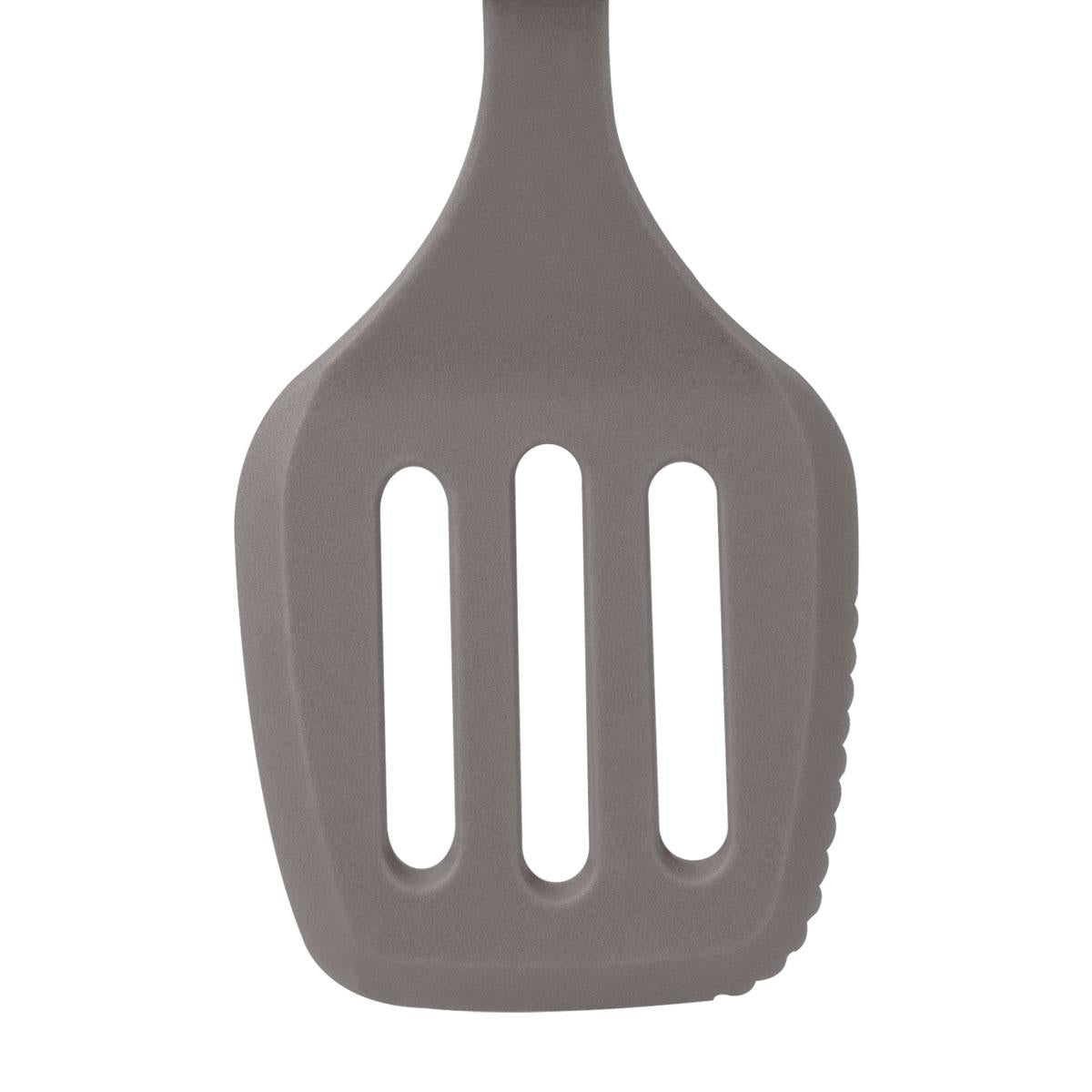 Espátula Vazada Softta em Silicone Cinza - Tramontina 25850160