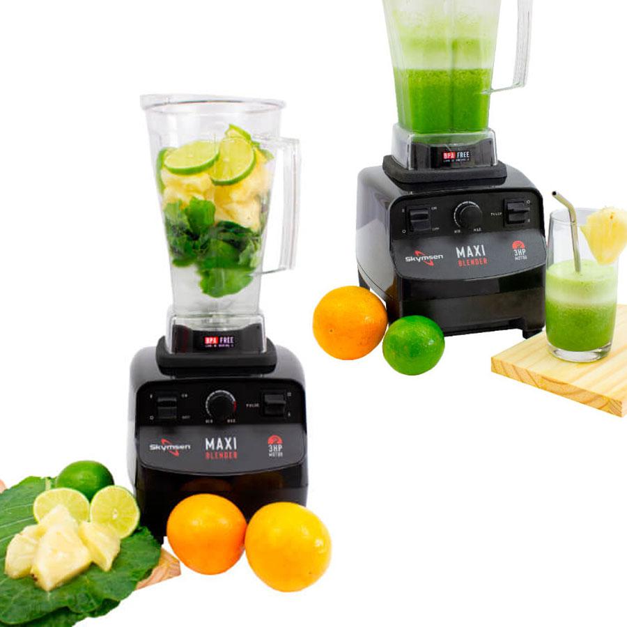 Liquidificador Maxi Blender Alta Rotação Com Variador 2l Grafite Bm2 - Skymsen 127v