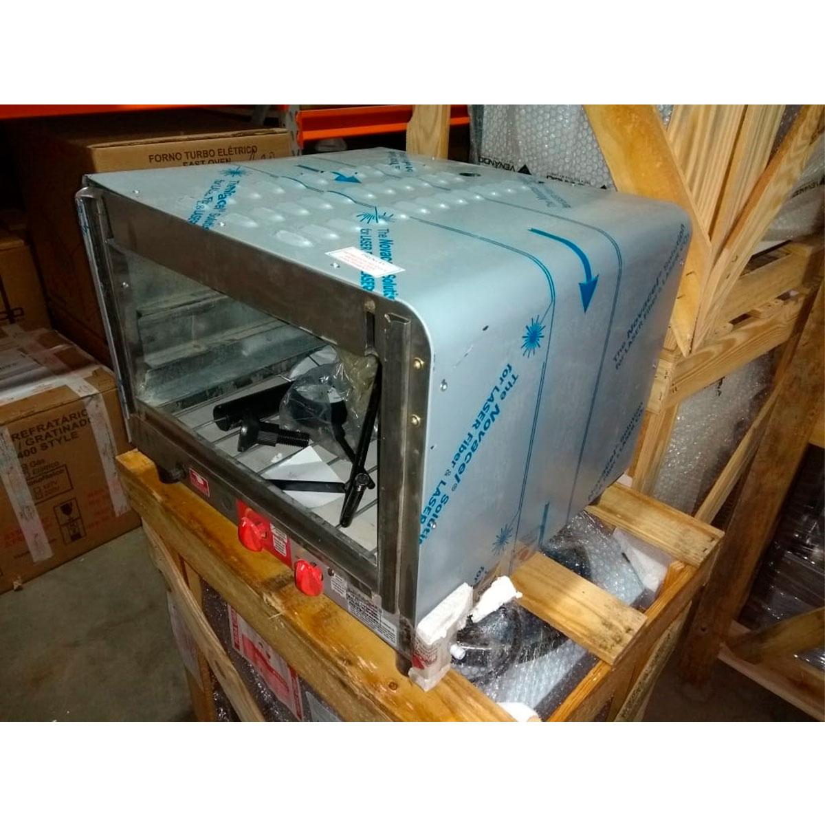 Semi - Forno Lastro Pedra Refratária Gás Baixa Pressão Mini Chef PRP-400 G Style G2 - Progás