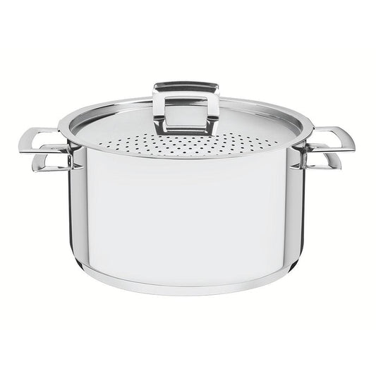 Espagueteira Brava em Aço Inox Fundo Triplo Tampa Perfurada 24 cm 6,1 l - Tramontina 62417240