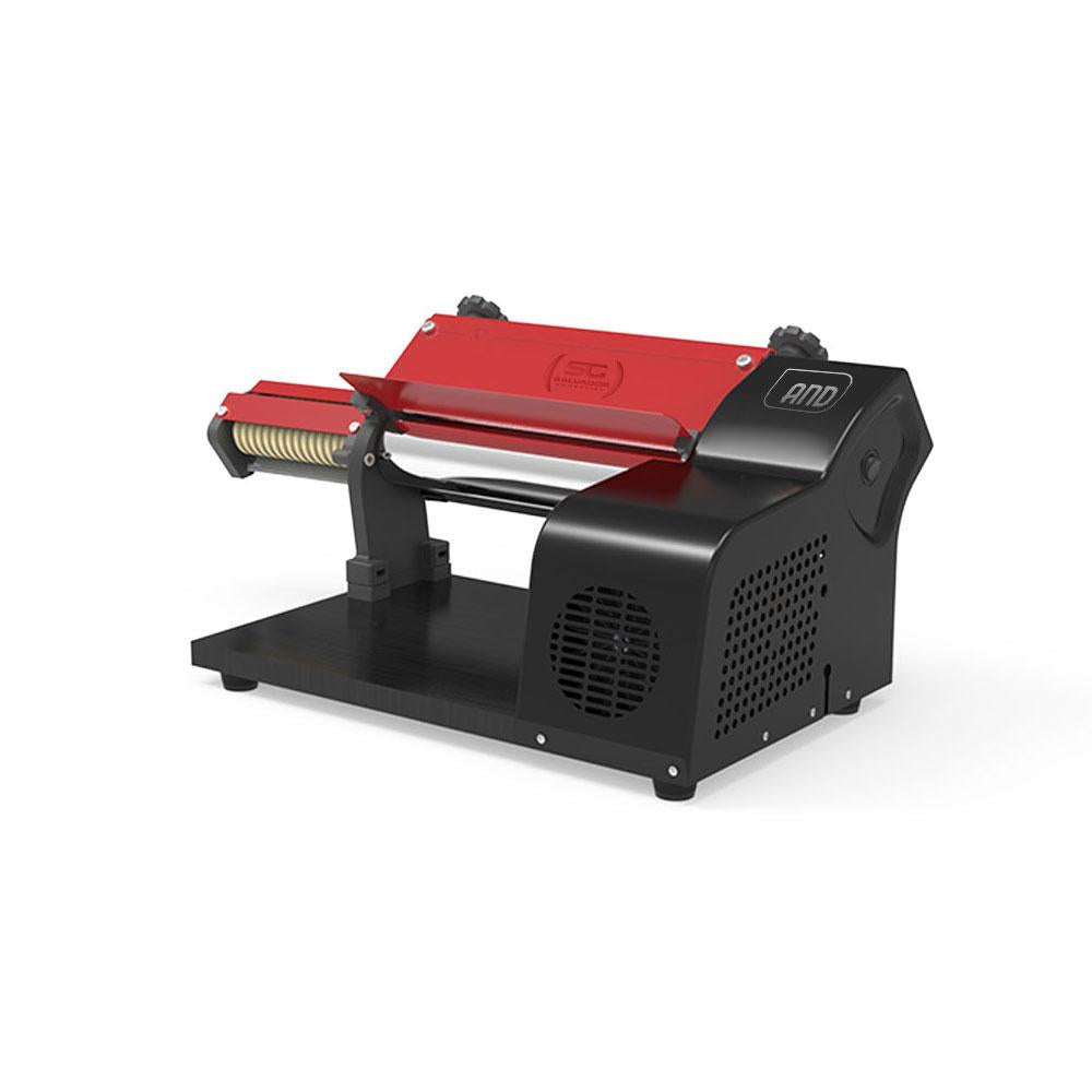 Cilindro Laminador Elétrico Profissional 28cm Preto Com Cortador Talharim 1/4 CV 220V Anodilar + Corta e Fecha