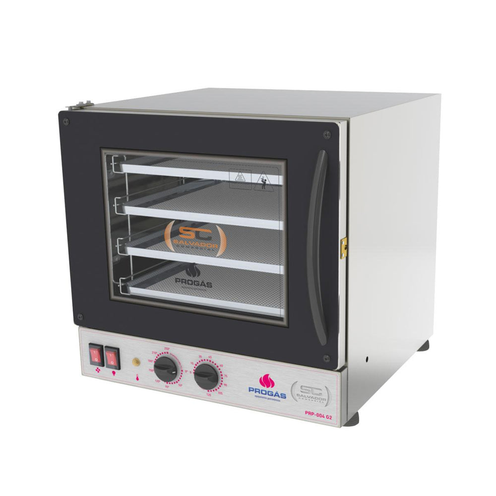 Kit Metálico - Forno Turbo Prp-004 127v + Mexedor Prmog-07 Bivolt - Progás