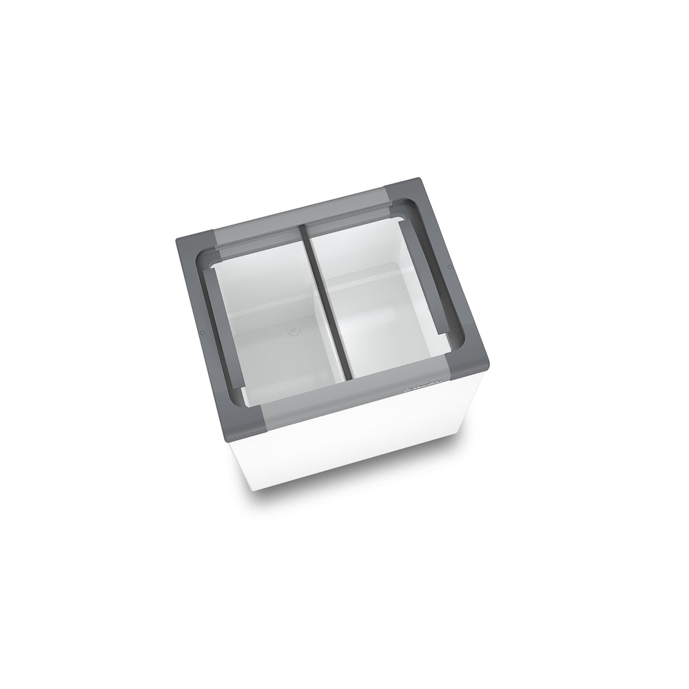 Freezer Horizontal 144/185 Litros Congelados Tampa De Vidro -18°C e -22°C NF20 - Metalfrio