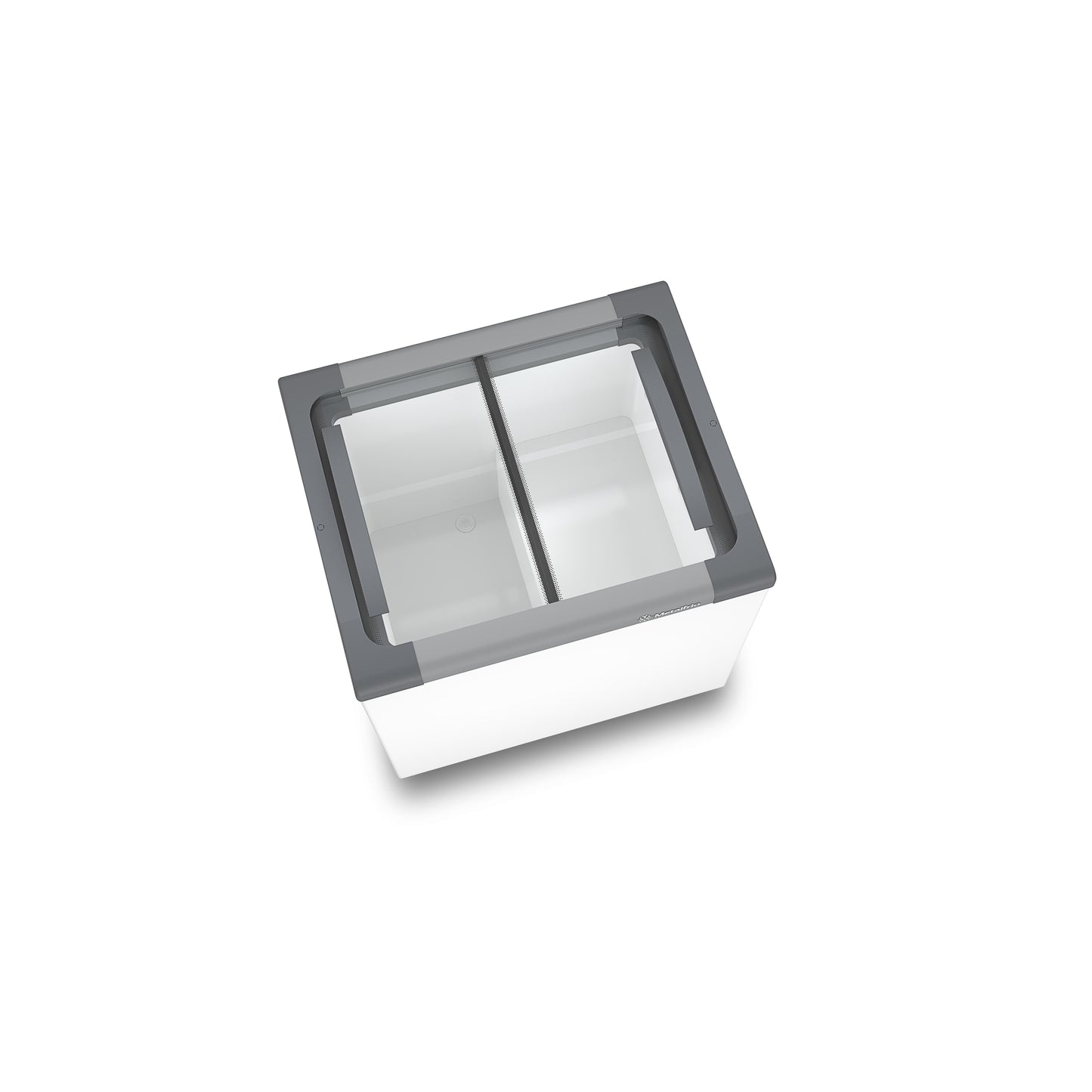 Freezer Horizontal Congelados Tampa Vidro 144/185L NF20 Metalfrio