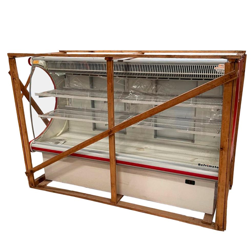 SEMINOVO - Vitrine Panorâmica Refrigerada Serpentina 1,80m, Vprs 1800 220V - Refrimate