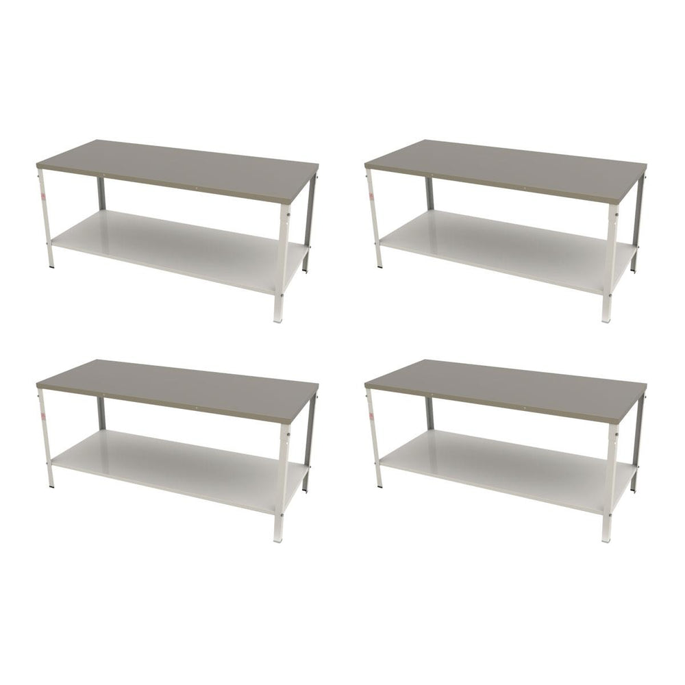Kit 4 Mesas Bancadas De Apoio Desmontável 80x87x190cm M180 – Braesi