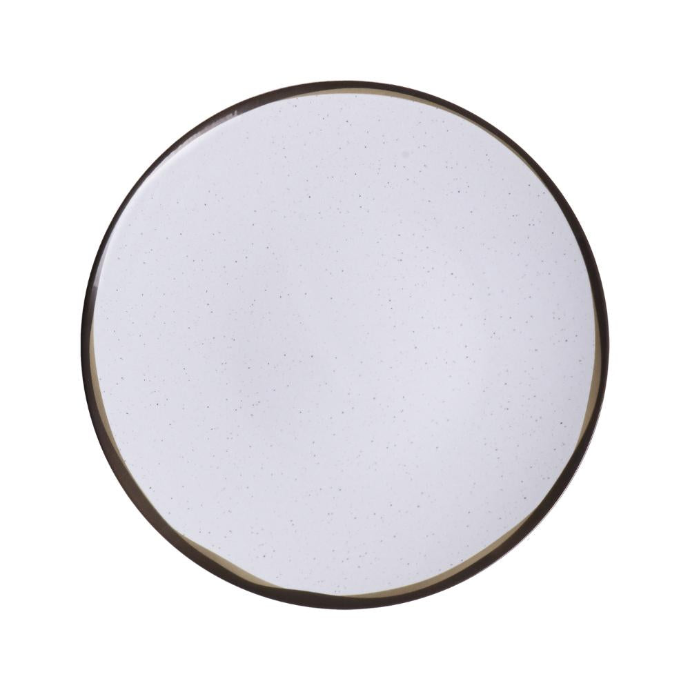 Jogo de Pratos Raso 25cm Canyon 24 Peças em Porcelana Decorada - Tramontina 96580132