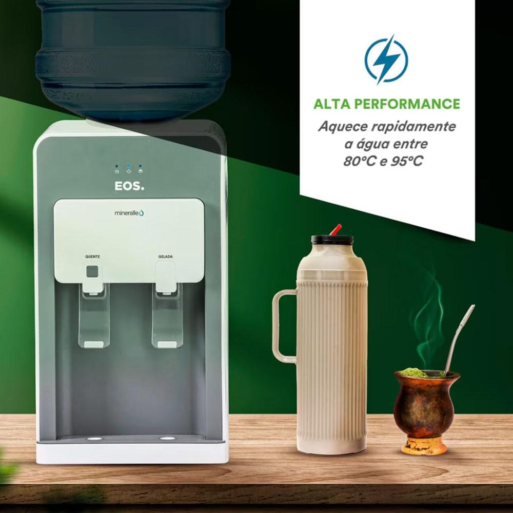 Bebedouro De Mesa De Água Galão Quente E Frio Eletrônico EBE02QS 220V - EOS