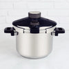 Panela Pressão Presto Aço Inox Fundo Triplo 5 Dispositivos de Segurança 22 cm 6l - Tramontina 62518220