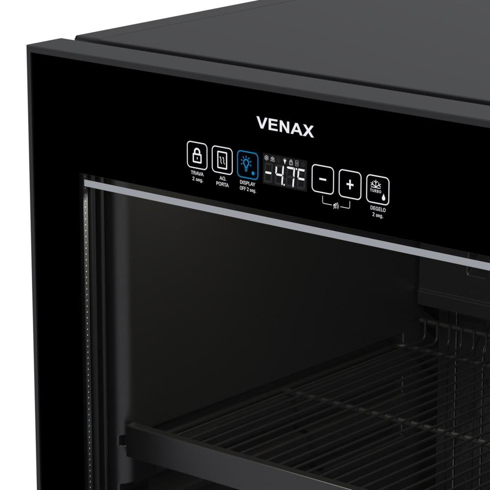 Cervejeira Top Light-in Touch Preto Fosco Slim 209l 0ºc a -6ºc EXPVQTLIN200 220v - Venax 31402