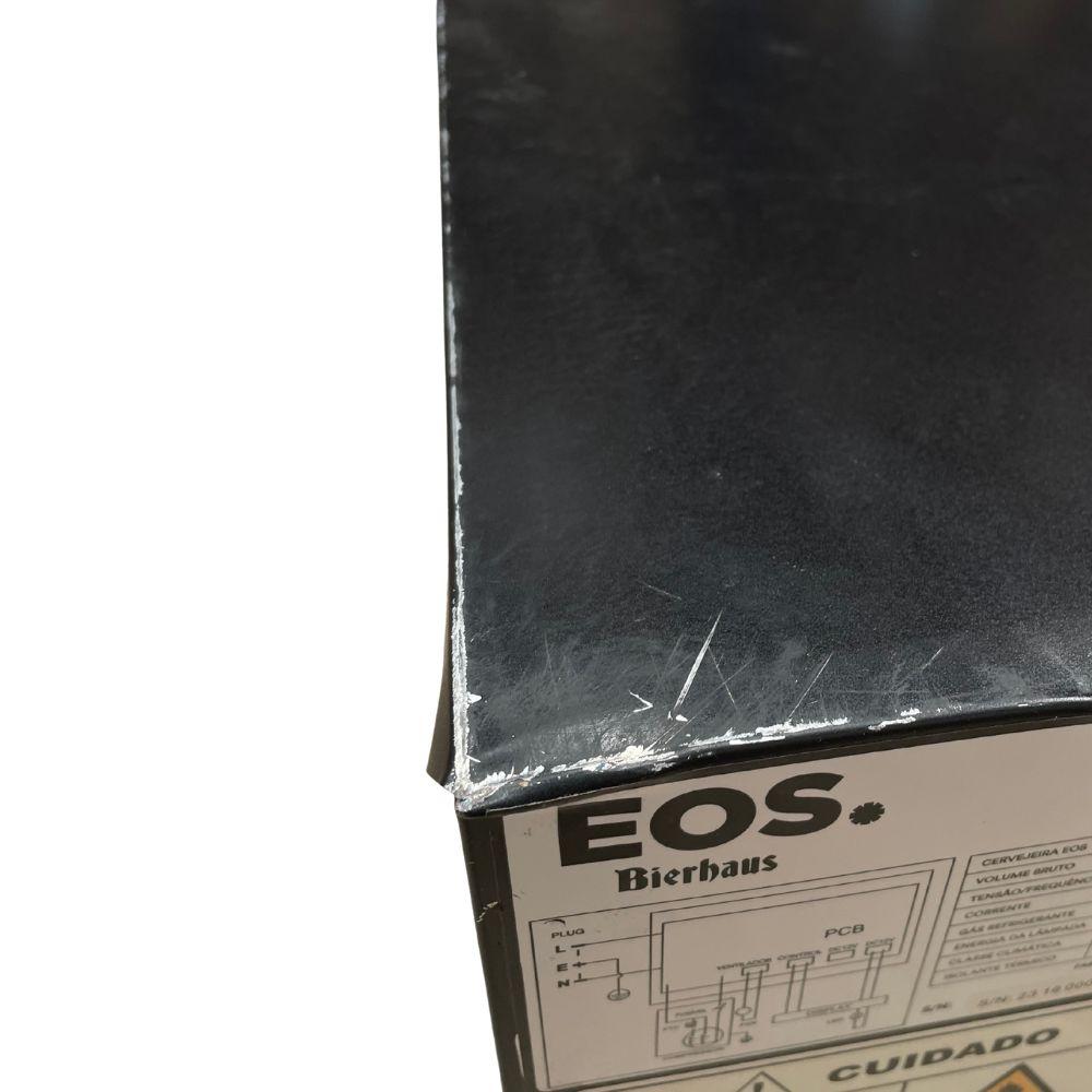 SEMINOVO - Visa Cooler Cervejeira Porta Janela Frost Free -6 a 18 ºc 100l Black Glass Ece120 Bierhaus 127v - Eos