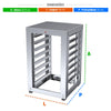 Bancada Mesa em Inox Com 8 Níveis Para Forno Prp-008 Mes-008 - Progás P45146
