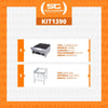 Chapa Char Broiler Americana Profissional Grill Churrasqueira 60cm Gás Inox Com Pé Cggp60 - Venâncio