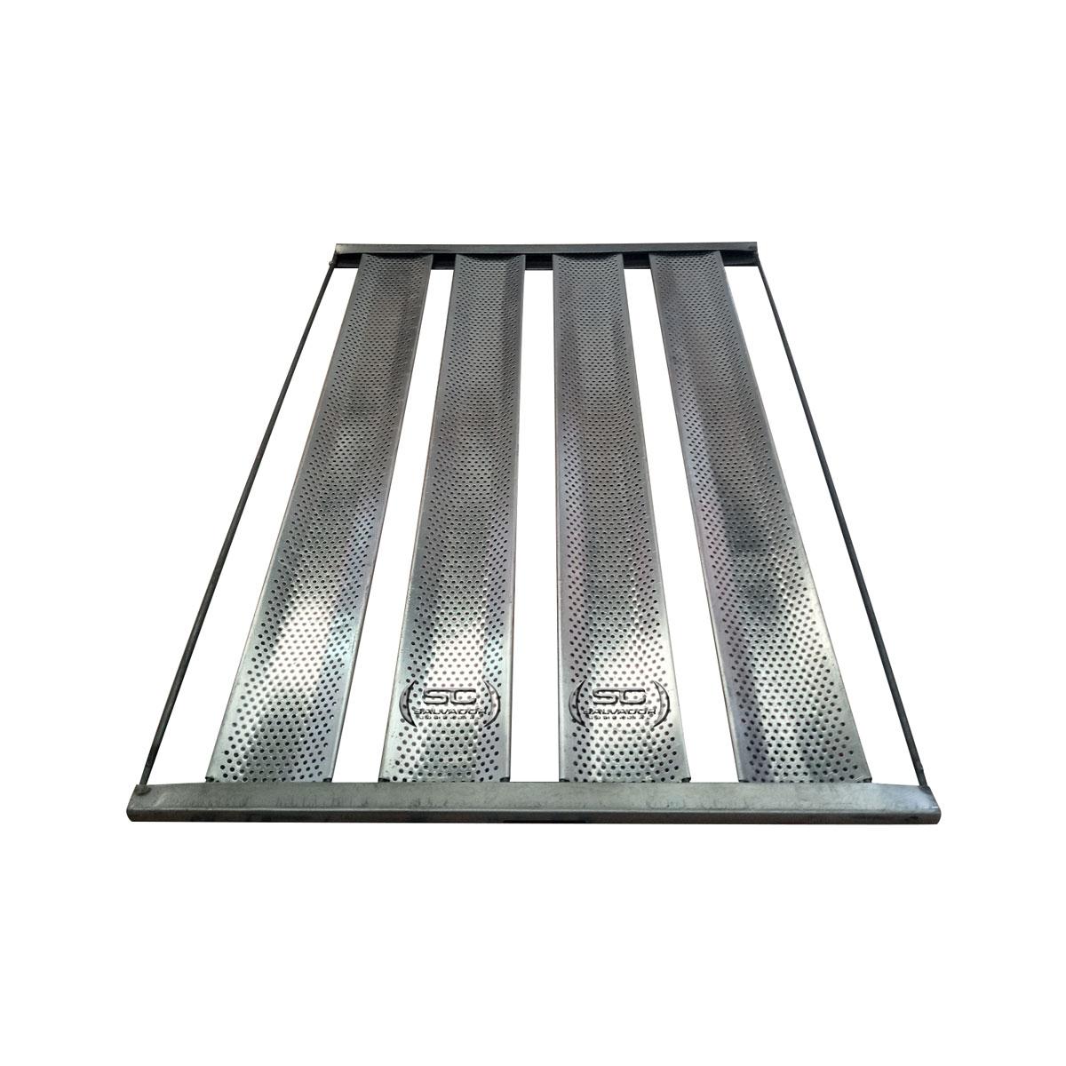 KIT - Armário Crescimento 20 Níveis 60x40 AC20 + 20 Esteiras 4 Talas Tiras 7cm Flandres 50g - Imeca