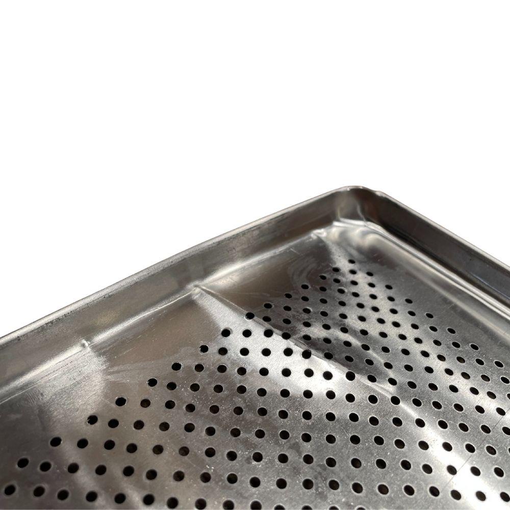 SEMINOVO - Kit 4 Assadeiras Estampada Alumínio 35cm x 35cm Prp-004/fc4emv - Imeca 6086