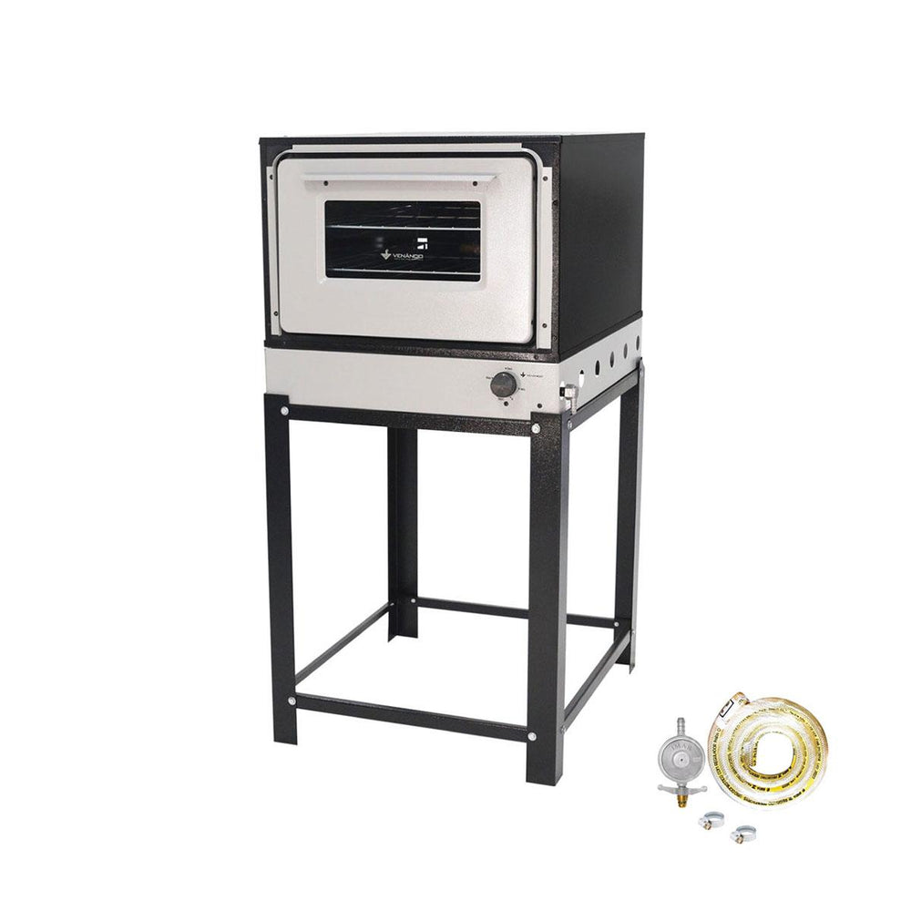 Kit Forno Profissional Gás Bravo Com Pedestal BRFP + Kit Gás - Venâncio
