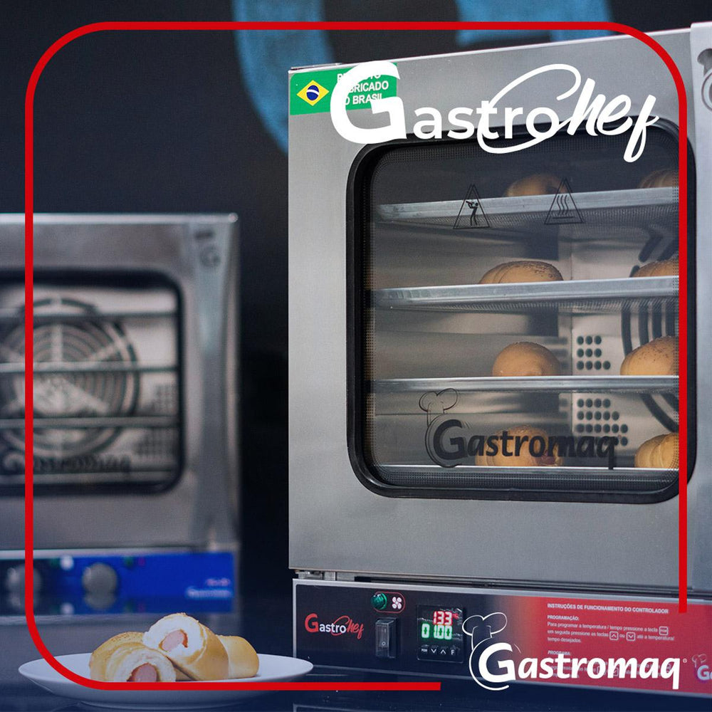 Forno Turbo Elétrico Convector Cocção Inox Digital FC35 D 220V - Gastromaq