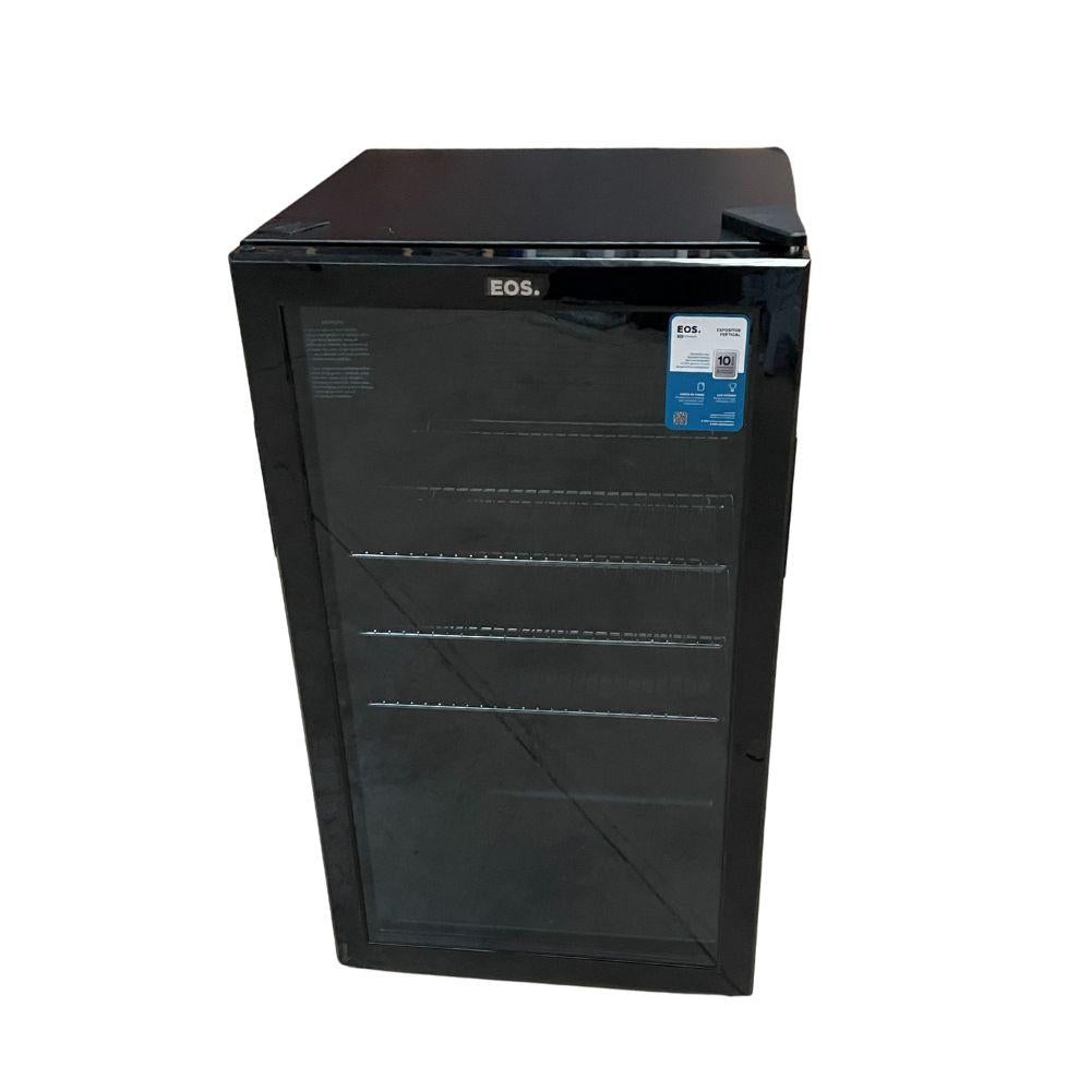 SEMINOVO - Refrigerador Expositor Vertical 124L Eco Gelo Preto EEV120P 127V - EOS