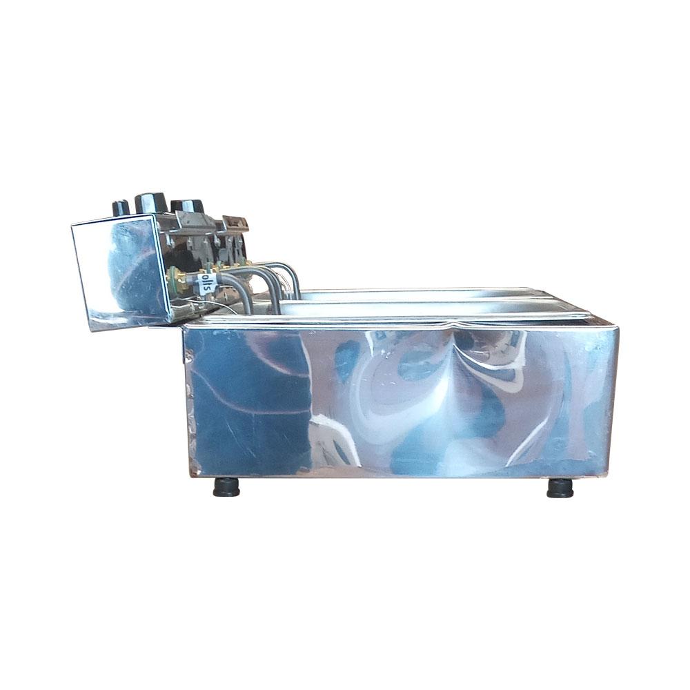 SEMINOVO - Fritador Elétrico Retangular Óleo 2 Cubas SFE212 127V - Venâncio