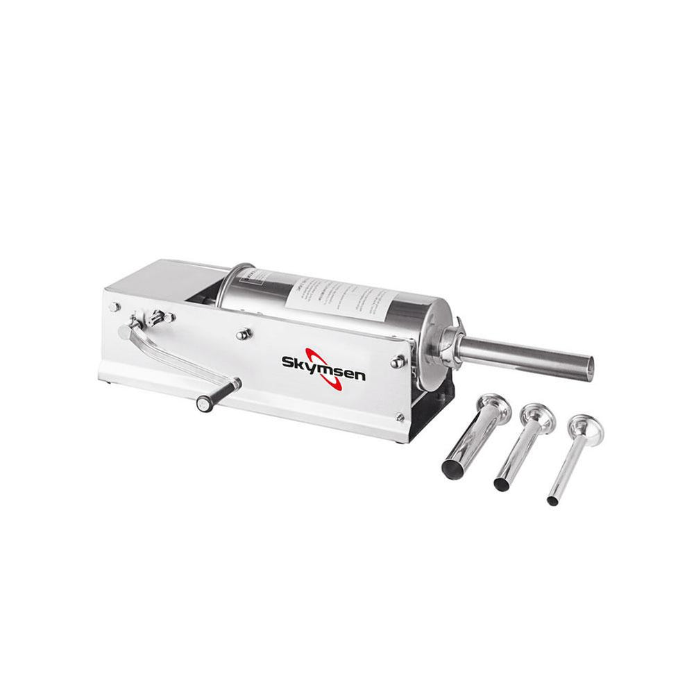 Ensacadeira de Linguiça Manual Profissional Inox Horizontal 5L 4kg EL5 – Skymsen 70712.0