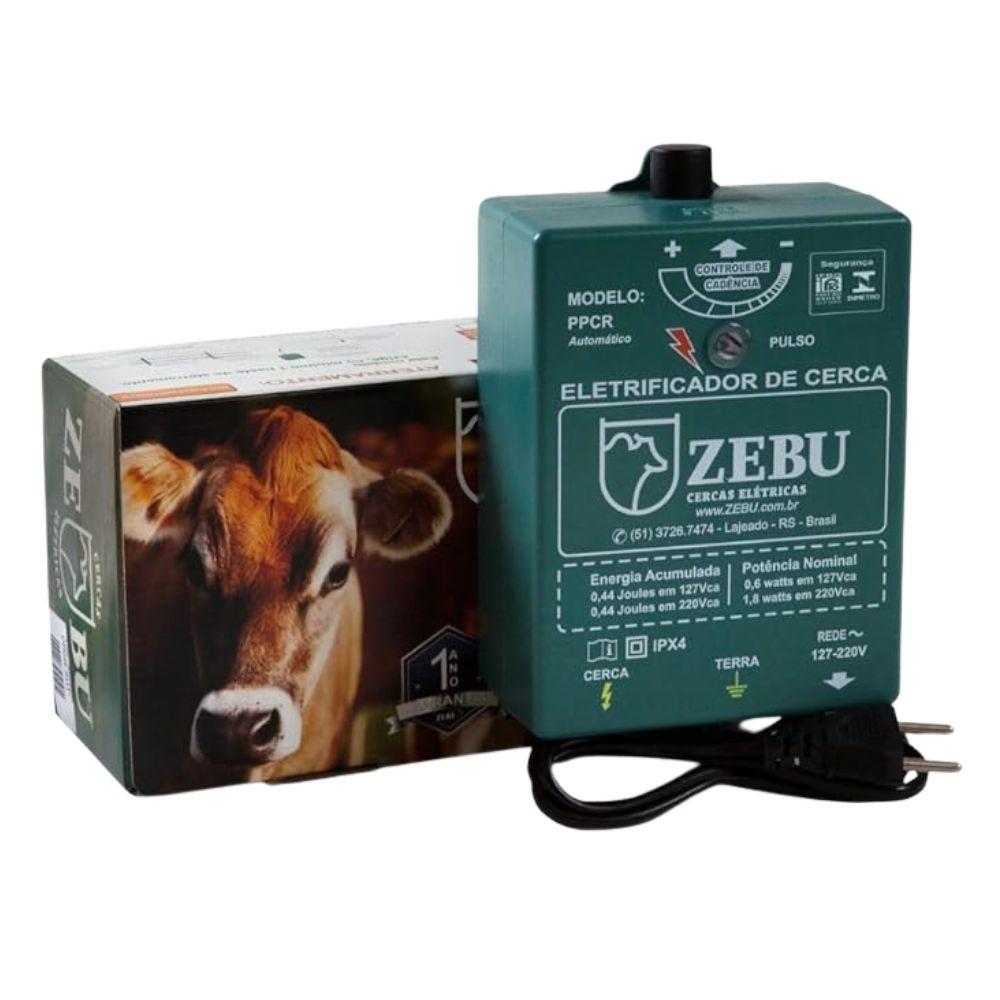 Eletrificador Elétrico de Cercas Pequenas Propriedades 4.500m PPCR Bivolt - ZEBU 3540-8