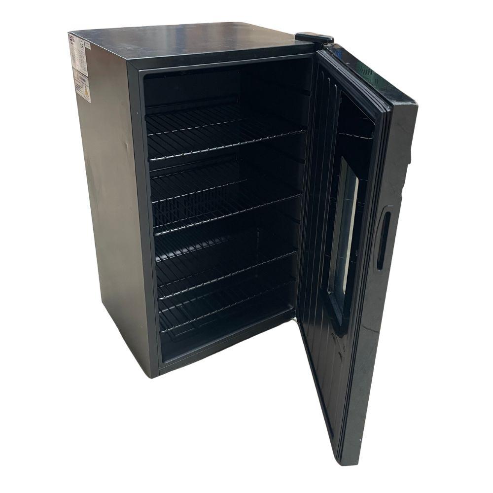 SEMINOVO - Visa Cooler Cervejeira Porta Janela Frost Free -6 a 18 ºC 100l Black Glass Ece120 Bierhaus Bivolt (com Transformador) - Eos