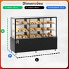 Dimensões da vitrine seca 123 x 155 x 54 cm