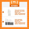 Kit - Faqueiro Premium 3 Peças + 1 Faqueiro 9 Peças Plenus Preto - Tramontina