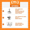 Serra Fita de Mesa Com Mancal Bsfm-1780 Bivolt + Mesa + Kit Moedor Bocal 9 - Braesi