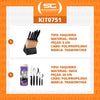 Kit - Faqueiro Plenus 6 Peças + 1 Faqueiro 30 Peças Ipanema Preto - Tramontina