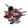 Kit Cozinha Everyday Em Alumínio Antiaderente Starflon Externo Siliconado Vermelho 10 Peças - Tramontina 27899205