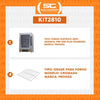 Kit Forno Turbo Elétrico Profissional Digital Prp-008 Plus 220v Dourado + 4 Grades - Progás