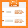 Kit - 3 Pares de Raspadores Silicone Prmog07 Mogmix - Progás