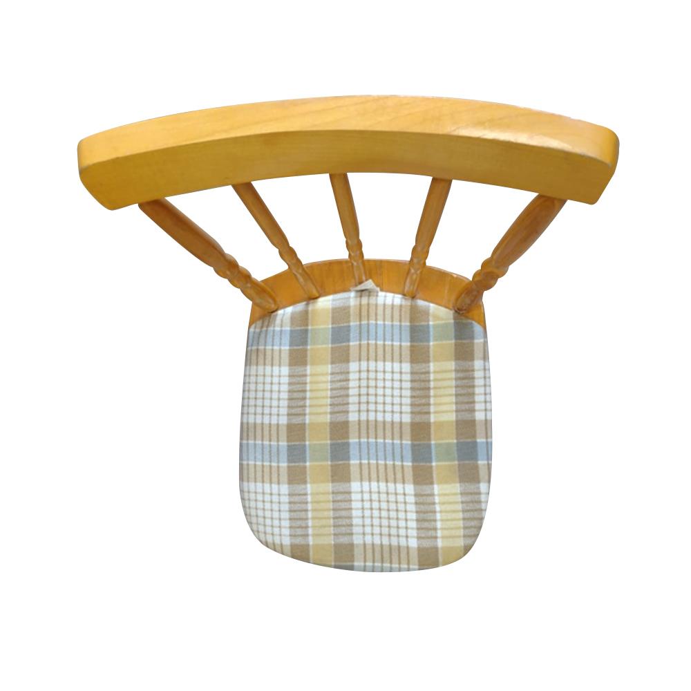 SEMINOVO - Cadeira Madeira Pés Torneados Amarela Com Estofado - Disa Móveis