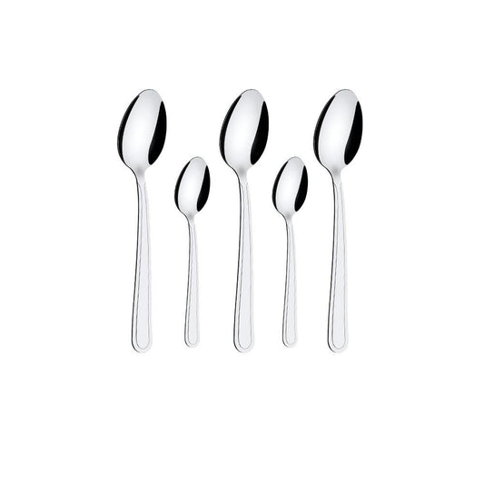 Conjunto Chá e Sobremesa Búzios 108 Peças Totalmente Em Aço Inox Ibag - Tramontina