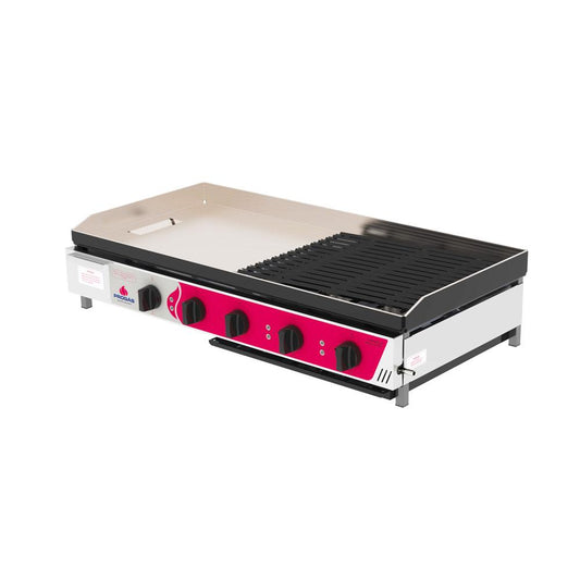 Chapa Mista Char Broiler A Gás Em Aço Inox Para Grelhados e Frituras PRCB-210 Style - Progás