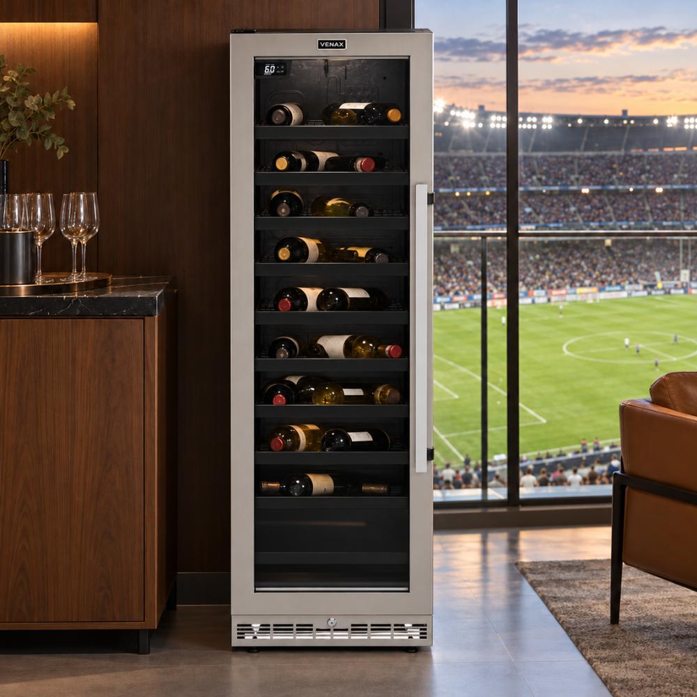 Refrigerador Expositor Cervejeira 209 Litros Inox Porta Invertida Digital -6°c a 6°c EXPVQTILIN209 S40 127v - Venax 38263
