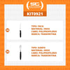 KIT - Jogo de Faca e Garfo Ipanema 72 Peças em Aço Inox Cabo Preto PTOP - Tramontina