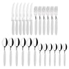 Kit Caçarola Aço Inox Solar 4,7 Litros PIT 1 + Faqueiro 24 Peças Ipanema Cabo Branco - Tramontina