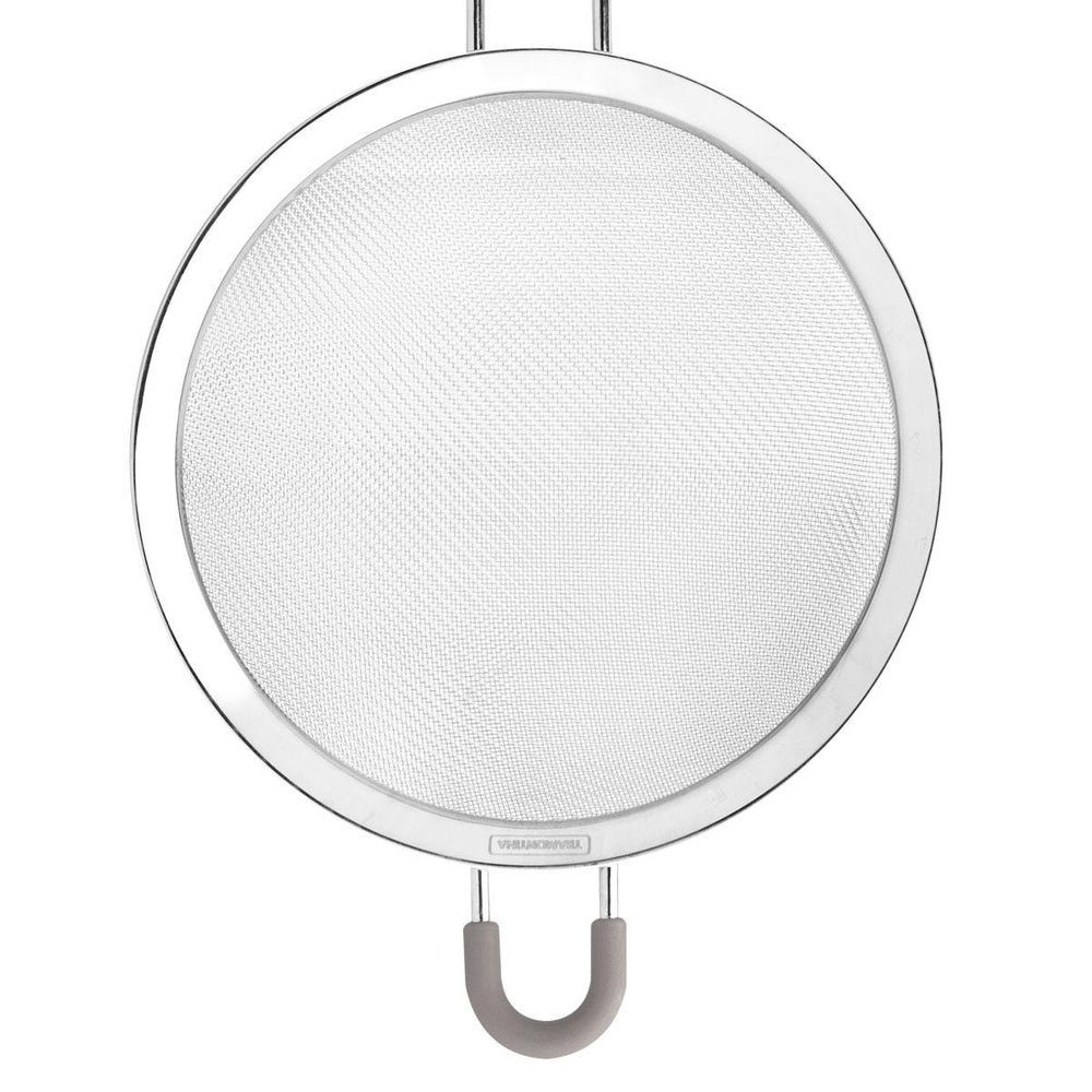 Peneira Softta em Aço Inox Com Cabo e Alça em Silicone Cinza 16 cm - Tramontina 25860162