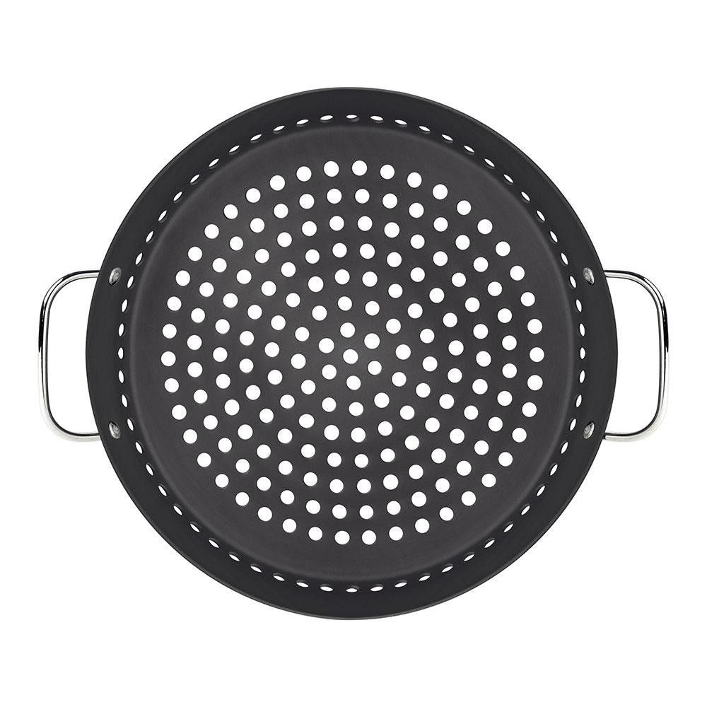 Grelha Furada Churrasco em Alumínio Anodizado Com Cabo 30 cm ø - Tramontina 20889030